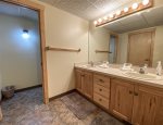 Lower Level Bathroom - Main Vanity, Private Toilet, Private Shower